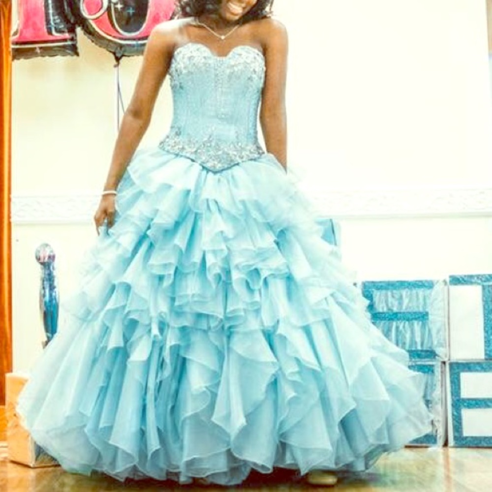 Size 6  Sea Green Princess Dress